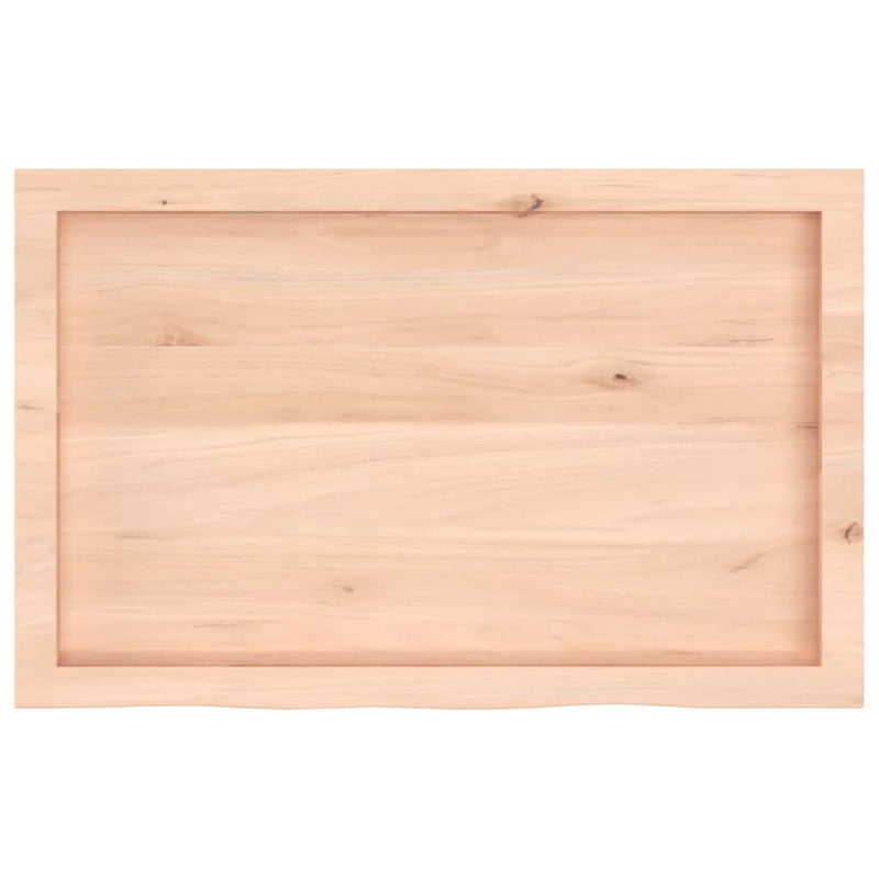 vidaXL kezeletlen tömör tölgyfa asztallap 80x50x(2-6) cm