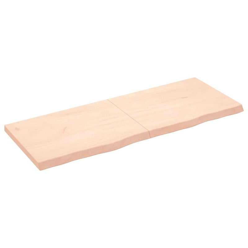 vidaXL kezeletlen tömör tölgyfa asztallap 160x60x(2-6) cm