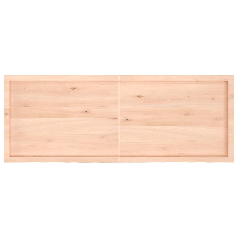 vidaXL kezeletlen tömör tölgyfa asztallap 160x60x(2-6) cm