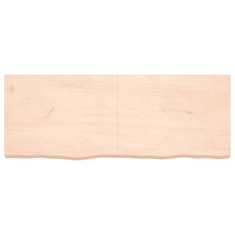 vidaXL kezeletlen tömör tölgyfa asztallap 160x60x(2-6) cm