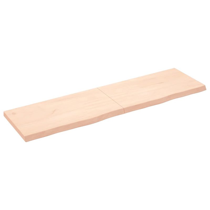 vidaXL kezeletlen tömör tölgyfa asztallap 180x50x(2-6) cm