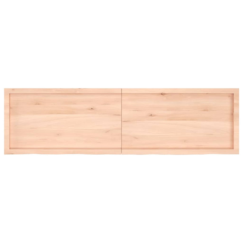 vidaXL kezeletlen tömör tölgyfa asztallap 180x50x(2-6) cm