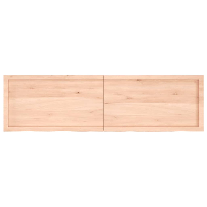 vidaXL kezeletlen tömör tölgyfa asztallap 180x50x(2-6) cm