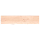 vidaXL kezeletlen tömör tölgyfa asztallap 220x50x(2-6) cm