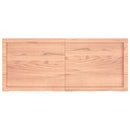 vidaXL világosbarna kezelt tömör tölgyfa asztallap 120x50x(2-6) cm