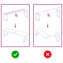 vidaXL világosbarna kezelt tömör tölgyfa asztallap 140x40x(2-4) cm