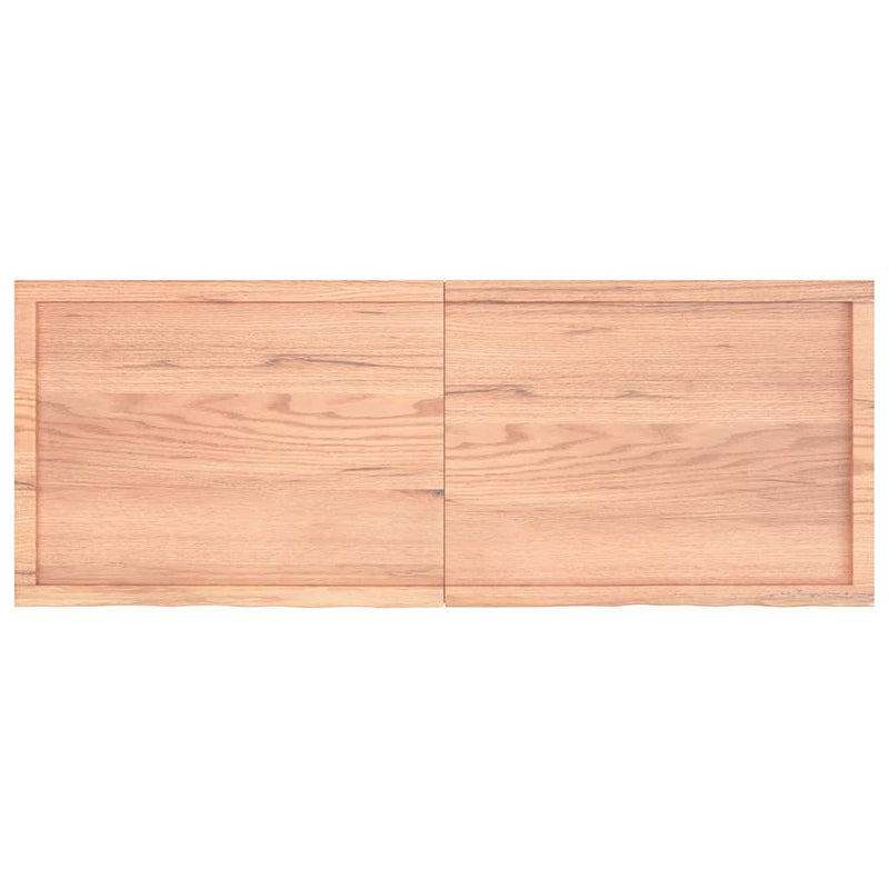 vidaXL világosbarna kezelt tömör tölgyfa asztallap 160x60x(2-4) cm