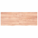 vidaXL világosbarna kezelt tömör tölgyfa asztallap 160x60x(2-4) cm