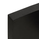 vidaXL sötétbarna kezelt tömör tölgyfa asztallap 60x40x(2-6) cm
