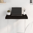 vidaXL sötétbarna kezelt tömör tölgyfa asztallap 60x50x(2-6) cm