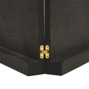 vidaXL sötétbarna kezelt tömör tölgyfa asztallap 120x40x(2-6) cm