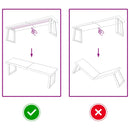 vidaXL sötétbarna kezelt tömör tölgyfa asztallap 140x40x(2-4) cm