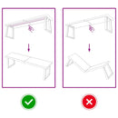 vidaXL sötétbarna kezelt tömör tölgyfa asztallap 140x40x(2-6) cm