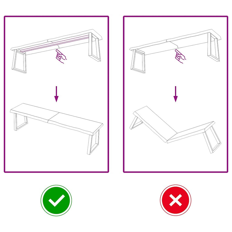 vidaXL sötétbarna kezelt tömör tölgyfa asztallap 160x40x(2-6) cm