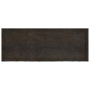 vidaXL sötétbarna kezelt tömör tölgyfa asztallap 160x60x(2-4) cm