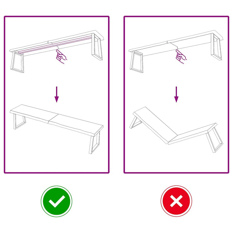 vidaXL sötétbarna kezelt tömör tölgyfa asztallap 180x40x(2-6) cm