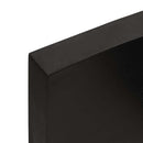 vidaXL sötétbarna kezelt tömör tölgyfa asztallap 180x50x(2-6) cm