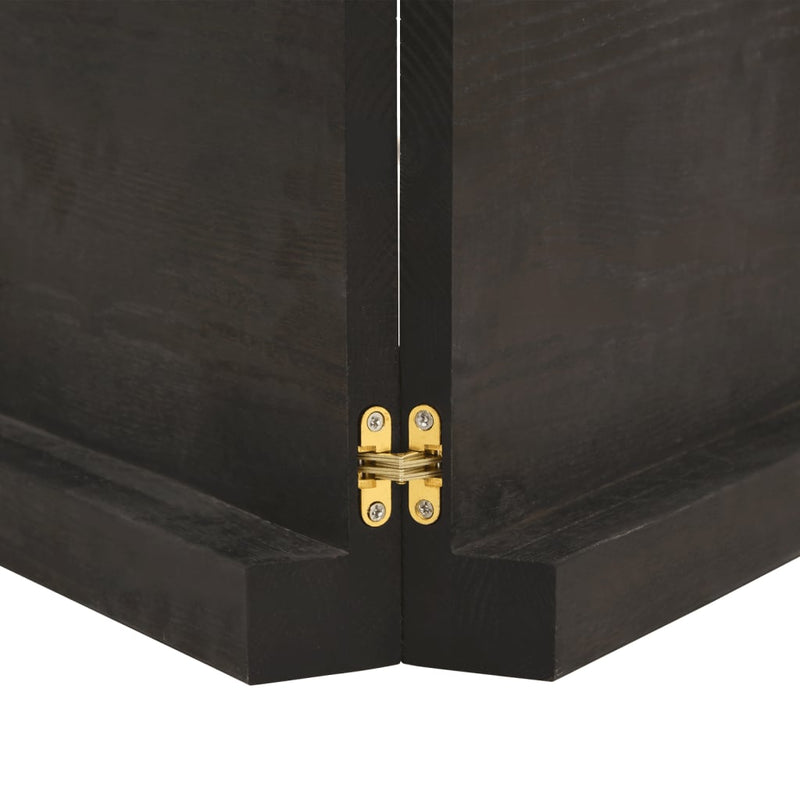 vidaXL sötétbarna kezelt tömör tölgyfa asztallap 200x60x(2-6) cm