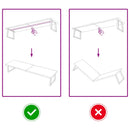 vidaXL sötétbarna kezelt tömör tölgyfa asztallap 220x50x(2-6) cm