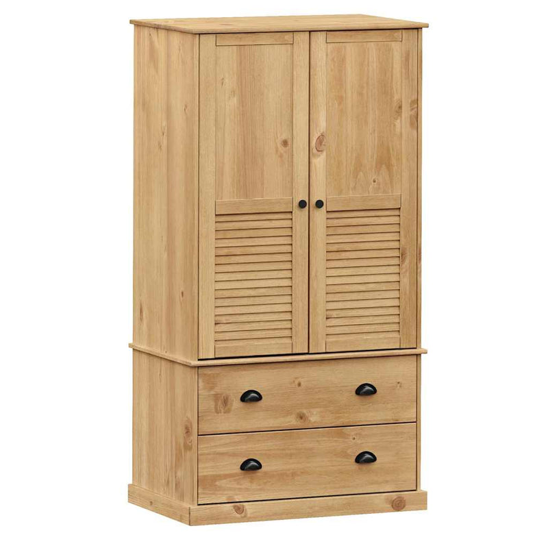vidaXL VIGO tömör fenyőfa szekrény 90 x 55 x 170 cm