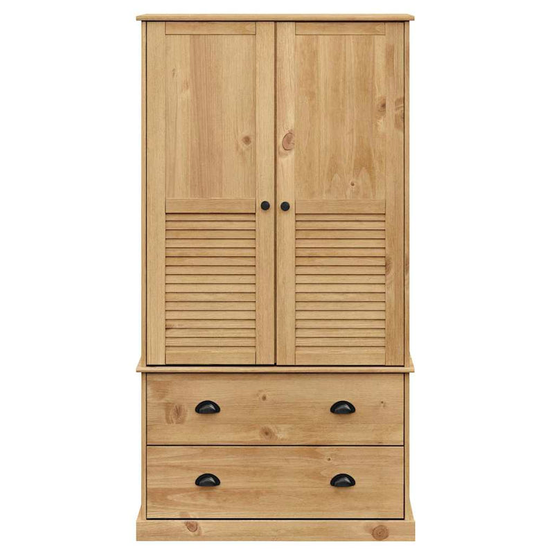 vidaXL VIGO tömör fenyőfa szekrény 90 x 55 x 170 cm