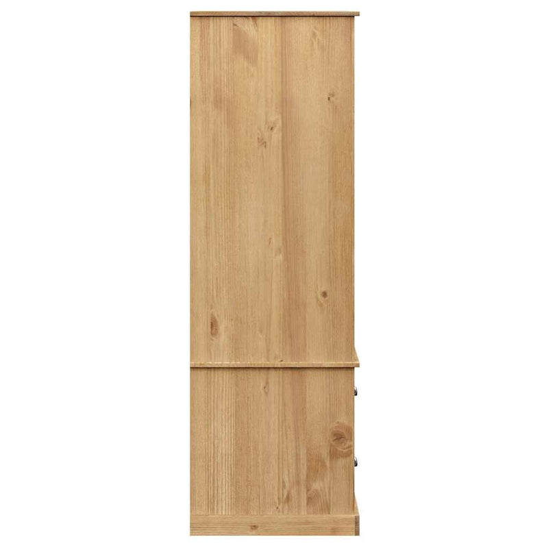 vidaXL VIGO tömör fenyőfa szekrény 90 x 55 x 170 cm