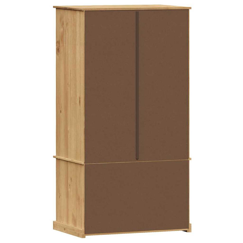 vidaXL VIGO tömör fenyőfa szekrény 90 x 55 x 170 cm
