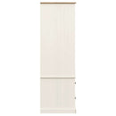 vidaXL VIGO fehér tömör fenyőfa szekrény 90 x 55 x 170 cm