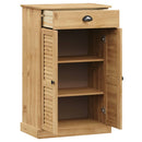 vidaXL VIGO tömör fenyőfa cipőszekrény 60x35x96 cm