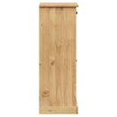 vidaXL VIGO tömör fenyőfa cipőszekrény 60x35x96 cm