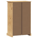 vidaXL VIGO tömör fenyőfa cipőszekrény 60x35x96 cm