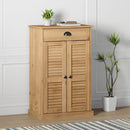vidaXL VIGO tömör fenyőfa cipőszekrény 60x35x96 cm