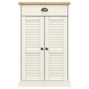 vidaXL VIGO tömör fenyőfa cipőszekrény 60x35x96 cm