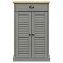 vidaXL VIGO tömör fenyőfa cipőszekrény 60x35x96 cm