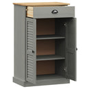 vidaXL VIGO tömör fenyőfa cipőszekrény 60x35x96 cm