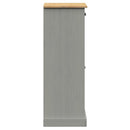 vidaXL VIGO tömör fenyőfa cipőszekrény 60x35x96 cm