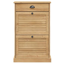 vidaXL VIGO tömör fenyőfa cipőszekrény 60x35x96 cm