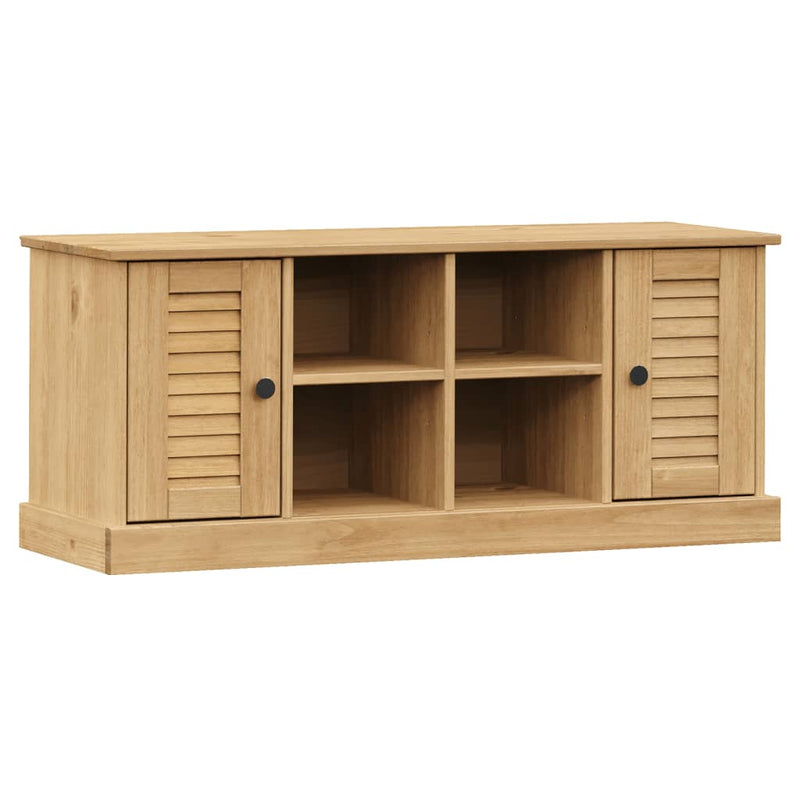 vidaXL VIGO tömör fenyőfa cipőtároló pad 106 x 35 x 45 cm