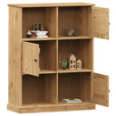 vidaXL VIGO tömör fenyőfa könyvespolc 90x35x114,5 cm