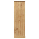 vidaXL VIGO tömör fenyőfa könyvespolc 90x35x114,5 cm