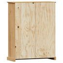 vidaXL VIGO tömör fenyőfa könyvespolc 90x35x114,5 cm