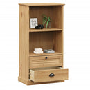 vidaXL VIGO tömör fenyőfa könyvespolc 60x35x114,5 cm