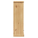 vidaXL VIGO tömör fenyőfa könyvespolc 60x35x114,5 cm