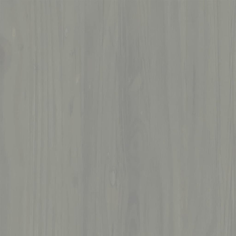 vidaXL VIGO szürke tömör fenyőfa fiókos tálalószekrény 113x40x75 cm