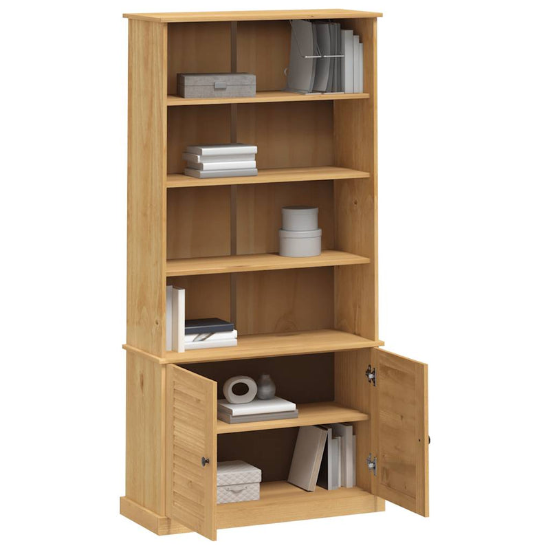 vidaXL VIGO tömör fenyőfa könyvespolc 85x35x170 cm