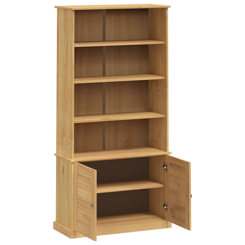 vidaXL VIGO tömör fenyőfa könyvespolc 85x35x170 cm
