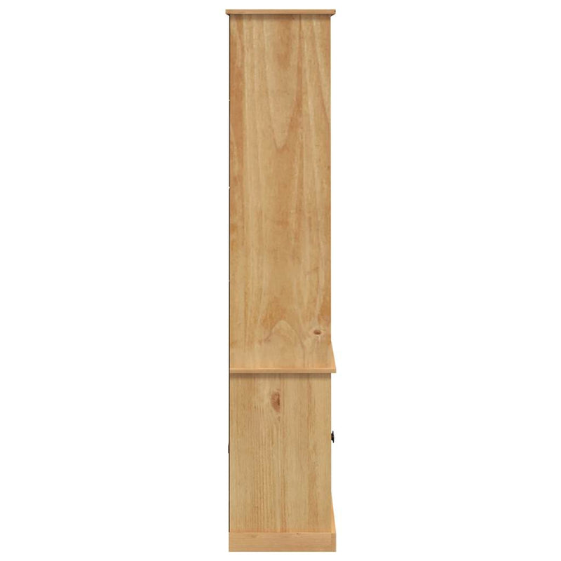 vidaXL VIGO tömör fenyőfa könyvespolc 85x35x170 cm