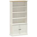 vidaXL VIGO fehér tömör fenyőfa könyvespolc 85x35x170 cm