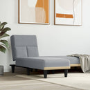 vidaXL világosszürke szövetdívány