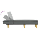 vidaXL sötétszürke szövetdívány